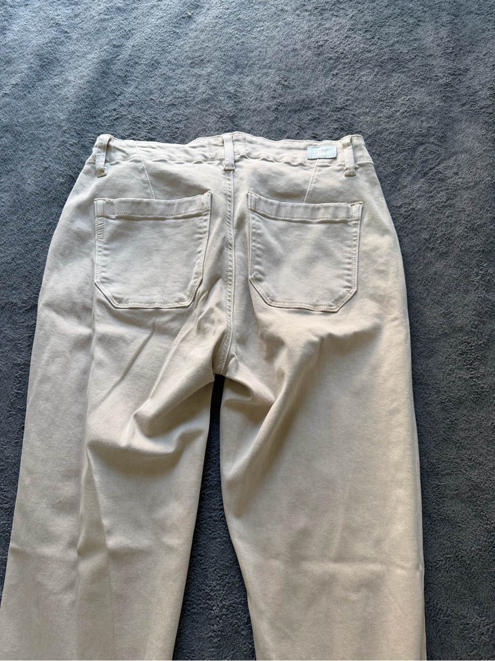 Paige Mayslie Straight Ankle Pant Mid Rose Vintage Warm Sand Sz 27 - Picture 9 of 11